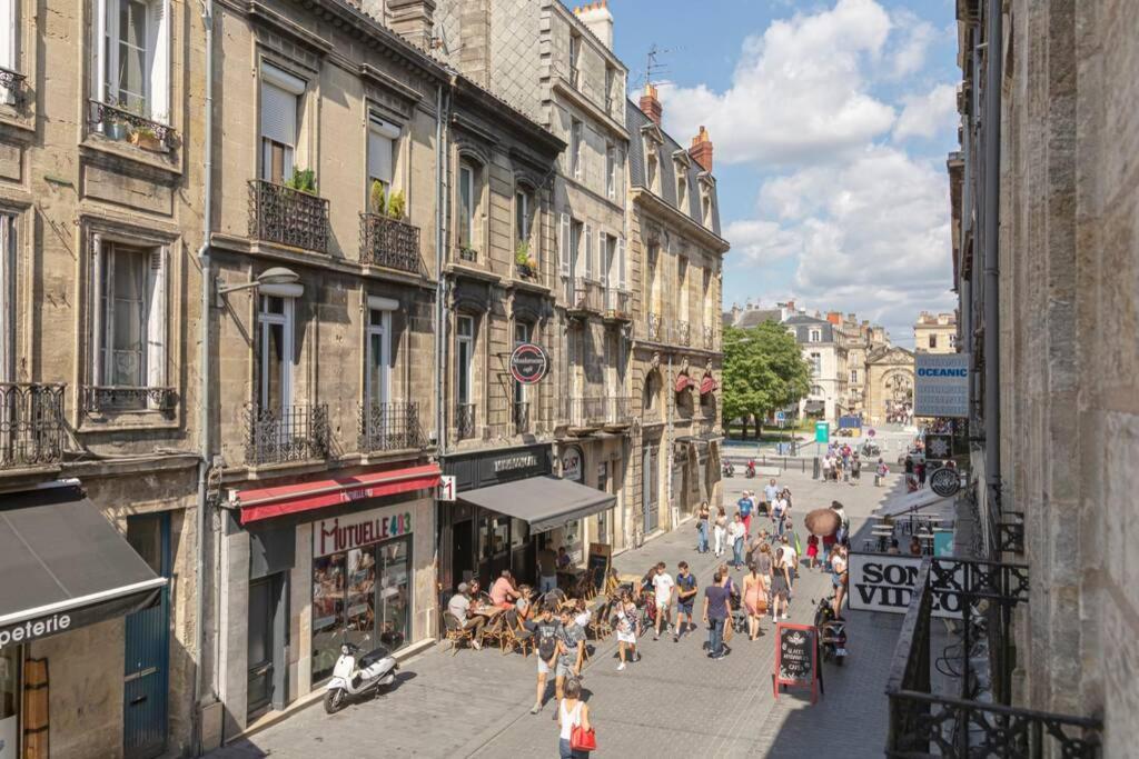 Charmant Logement - Gambetta - Coeur Historique Bordeaux Apartment Bagian luar foto